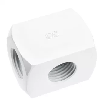 Alphacool HF 3-weg aansluitverdeler G1/4, wit
