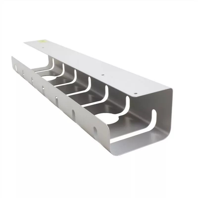 ROLINE 17.03.1302 Kabelorganizer onder bureau, zilver, 2 stuks