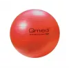 Revalidatie-trainingsbal MDH DRQM3A0MA002P 55 cm, rood, ABS, opblaasbaar, met pomp, max. belasting 150 kg