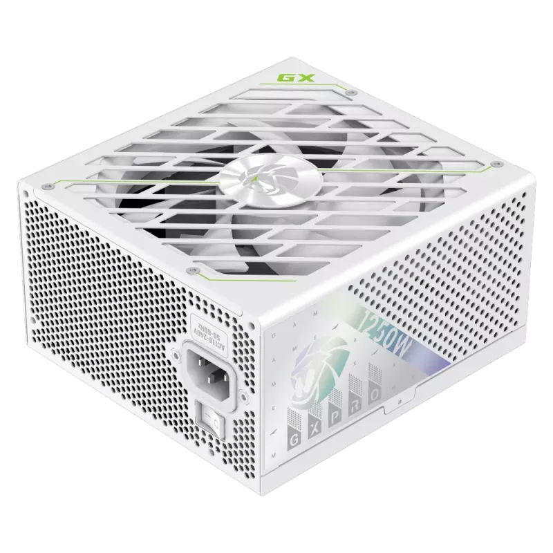 Gamemax voeding, 80 PLUS, Gold | GX PRO 1250G WH | 1250 W