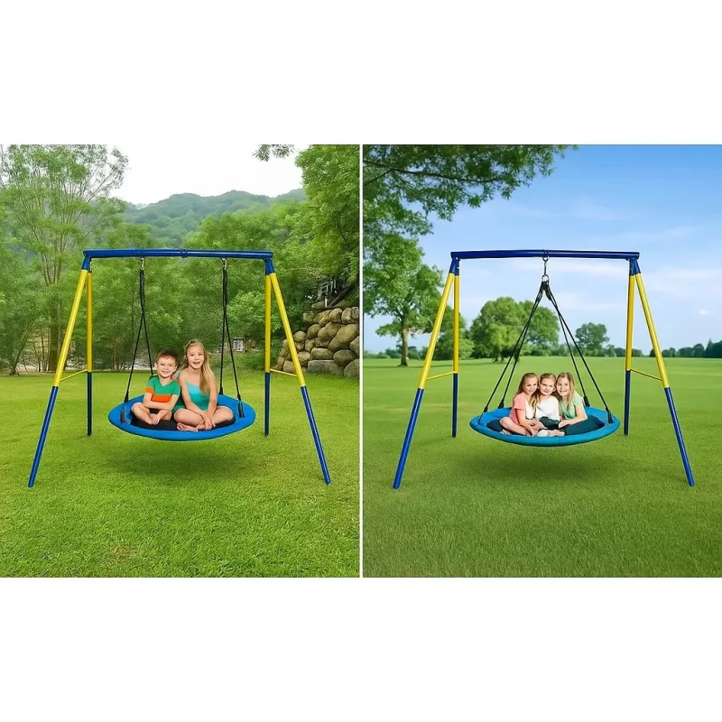 Black Forest schommel met frame, ooievaarsnest 248x187x185cm