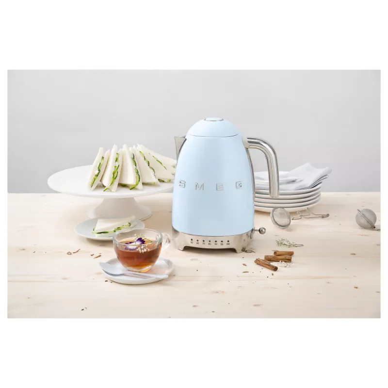 SMEG waterkoker 50s Style KLF04PBEU, pastelblauw