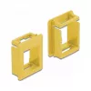 Montageset DELOCK 86765, geel kunststof, accessoireset voor de installatie van apparaten