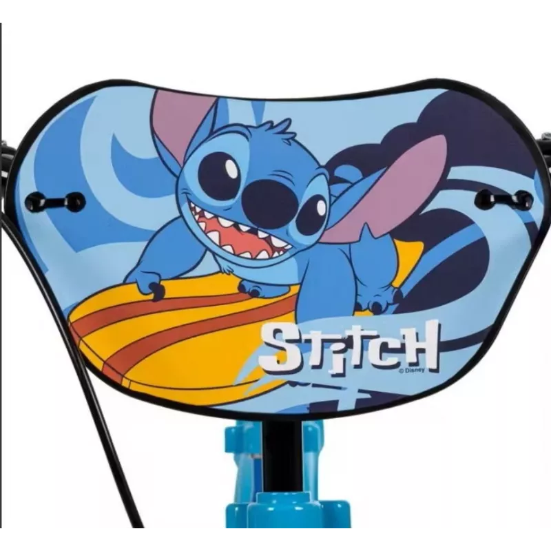 Kinderfiets HUFFY Disney Stitch 16 inch met zijwieltjes, terugtraprem