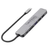 USB-C hub Unitek 7in1 aluminium PD 100W 5 Gbps — multiport-adapter met Power Delivery