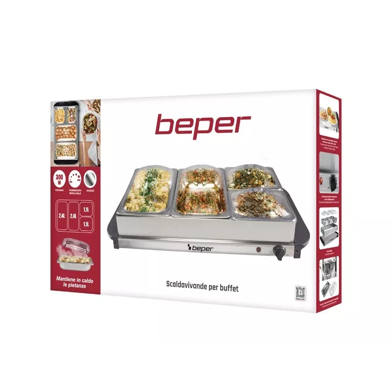 Kookplaat Beper P101TEM002, 2 kookzones, touchbediening