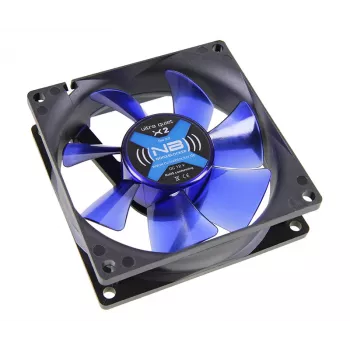 Fan Noiseblocker BlackSilentFan X2 8 cm 1800 rpm 45 m³/h zwart