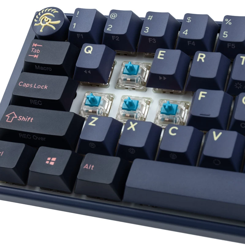 Ducky One 3 Cosmic blauw mini gaming-toetsenbord, RGB-LED - MX-blauw (US)