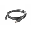 USB 2.0-kabel LANBERG CA-USBM-10CC-0018-BK, Micro-USB B naar USB A, 1,8 m, zwart