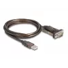 Adapter USB 2.0 Type-A naar serieel RS-232 D-Sub 9-polig stekker DeLOCK 62646