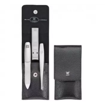 Manicure-pedicure cadeauset ZWILLING 97119-004-0 zwart RVS 4-delig