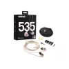 Shure SE535 headset bedraad in-ear podium/studio transparant