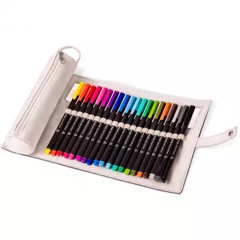 Fineliners Staedtler Triplus rPP 20 stuks inkt op waterbasis, kleurgesorteerd, uitdroogtijd niet opgegeven