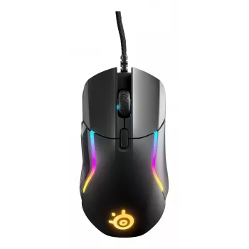 Gaming-muis STEELSERIES Rival 5 — rechtshandig, TrueMove Air sensor, 18.000 DPI, 9 programmeerbare knoppen, USB Type-A, IP54