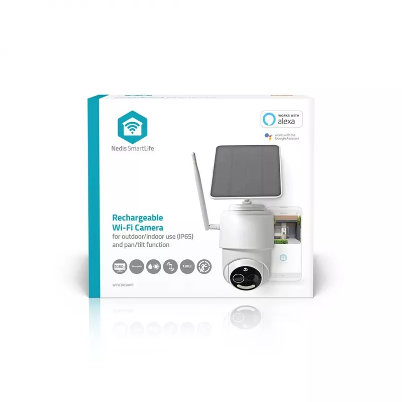 Nedis WIFICBO50WT bewakingscamera koepel IP-bewakingscamera buiten 1920 x 1080 pixel plafond