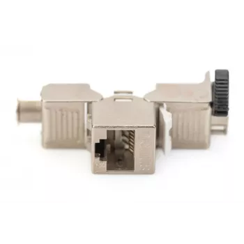 Digitus Cat. 6A keystone-module afgeschermd 4 stuks zilver RJ-45