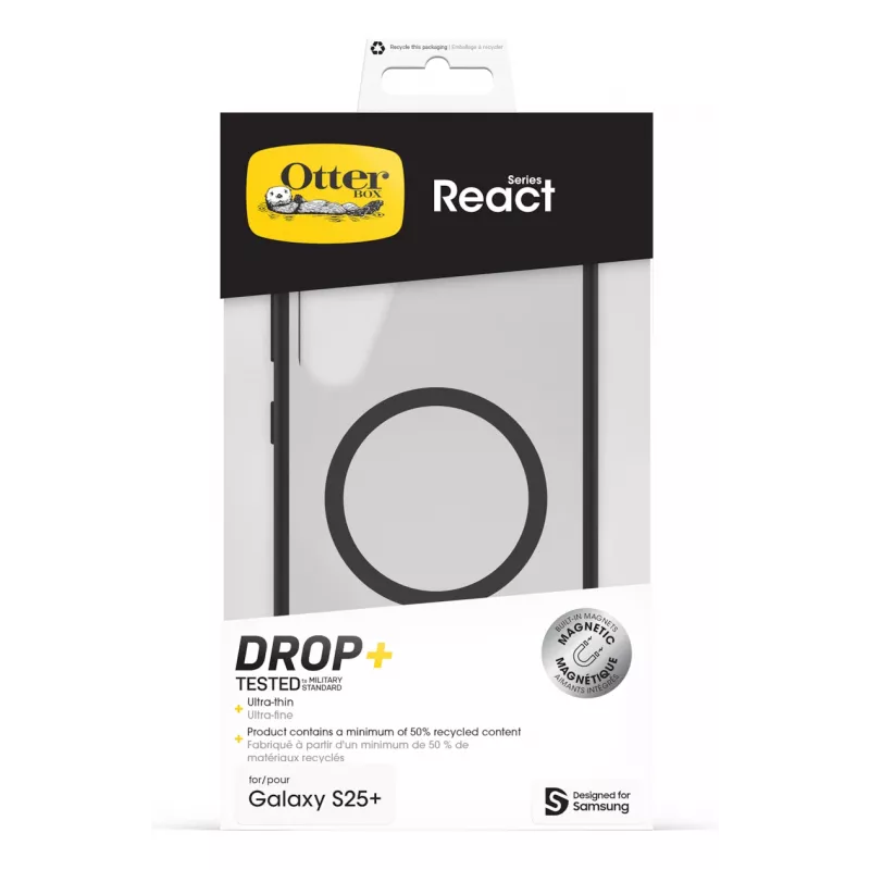 Cover Samsung Galaxy S25+ Otterbox React Case met magneten