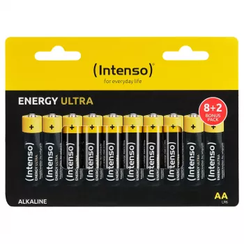 Intenso Energy-Ultra Mignon (AA)-batterij alkalimangaan 1,5 V 10 stuks (7501920)