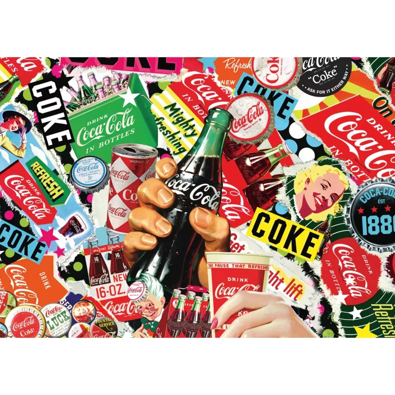 Puzzel Schmidt Spiele Coca Cola is it! 1000 stukjes