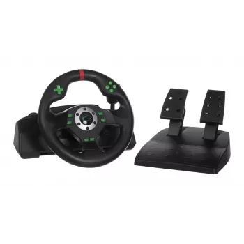 Esperanza EGW101 gaming-stuurwielcontroller PlayStation, PlayStation 3 digitaal USB zwart, groen