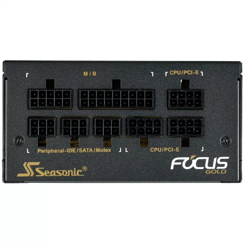 Voeding Seasonic FOCUS SGX-650, 650 W, 20+4-pin-ATX, SFX, zwart