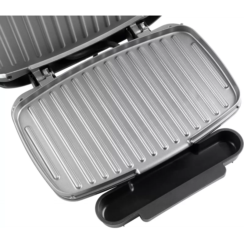 Compacte elektrische grill Petra PT4366GRYDEKFDIR met antiaanbaklaag