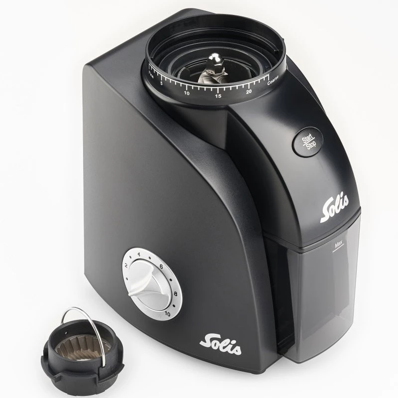 Koffiemolen Solis Scala Zero Static 135 W zwart zilver