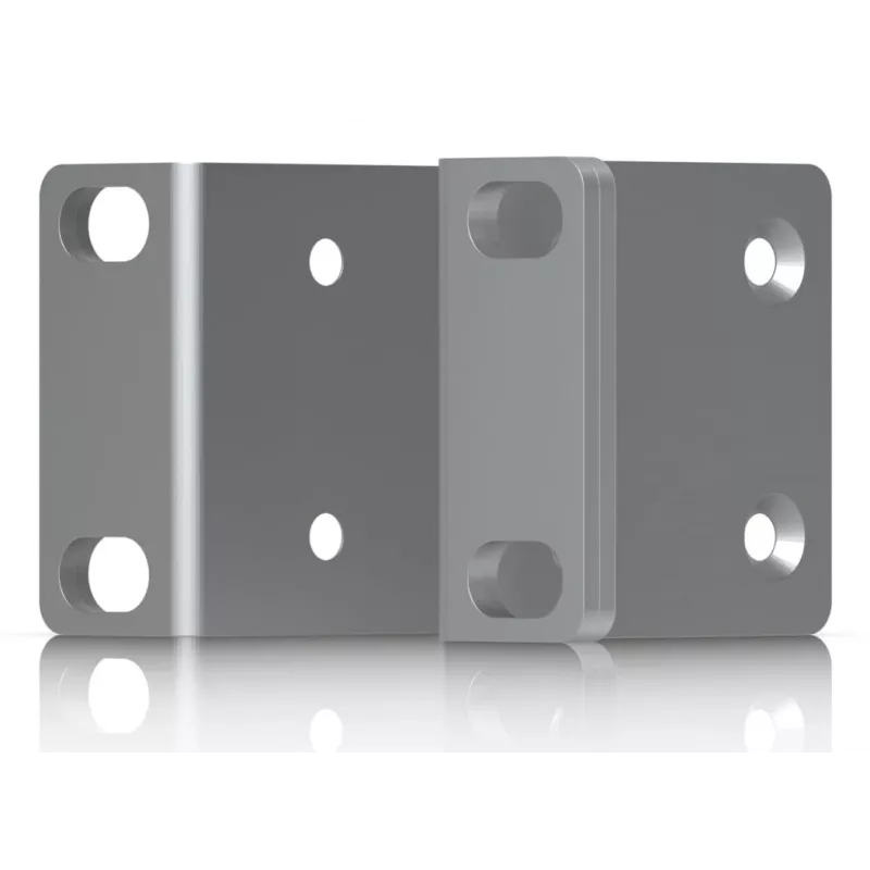 Montageset Ubiquiti UACC-Rack-Ear-1U grijs verzinkt staal