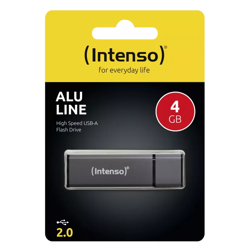 USB-STICK USB2 4GB/ZWART 3521451 INTENSO
