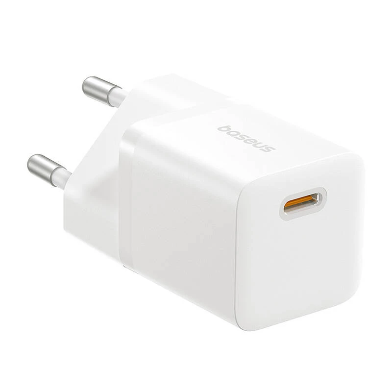 Baseus P10110909213-00 USB-C GaN5 mini 25W netlader wit