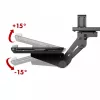 Maclean toetsenbordhouder onder tafel, verstelbaar, max. 5 kg, zwart, MC-156 B