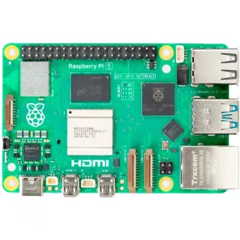 Singleboardcomputer Raspberry Pi 5 2GB RAM van Raspberry — compact ontwikkelboard, energiezuinige SBC