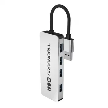 USB-hub Green Cell HUB-GC-A4A — 4-poorts USB-A 3.0-hub