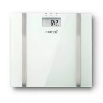 Ecomed BS-70E rechthoekig wit elektronische personenweegschaal