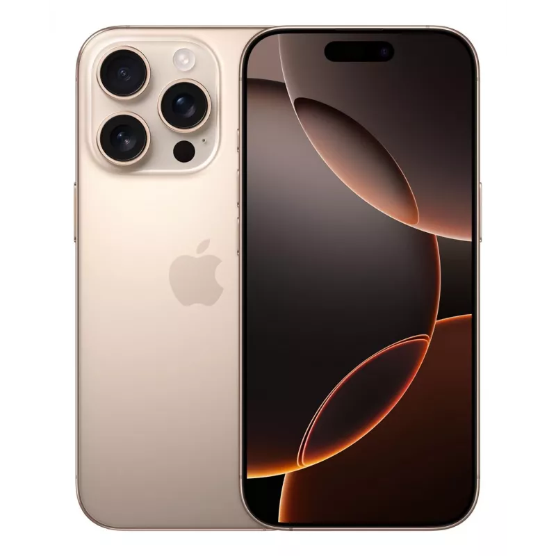 Smartphone Apple iPhone 16 Pro 6,3 inch 512 GB, A18 Pro, 48 MP, dual SIM, IP68, zand