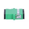 Extralink SC/APC duplex-adapter, singlemode, groen