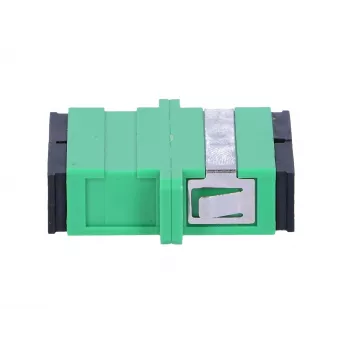 Extralink SC/APC duplex-adapter, singlemode, groen