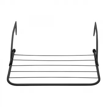 Opzetframe JATA HTEN2403 zwart polypropyleen RVS