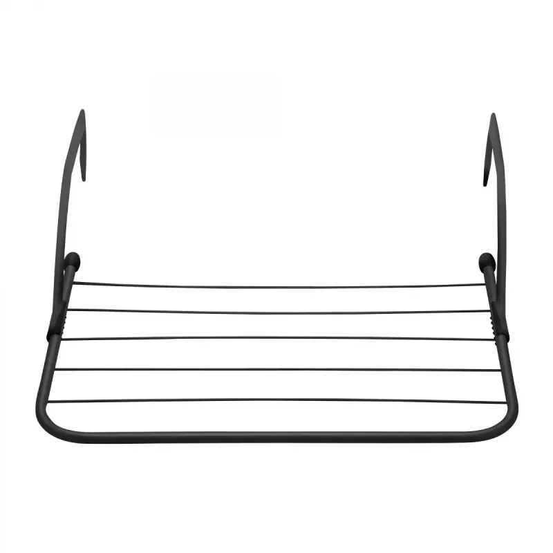 Opzetframe JATA HTEN2403 zwart polypropyleen RVS