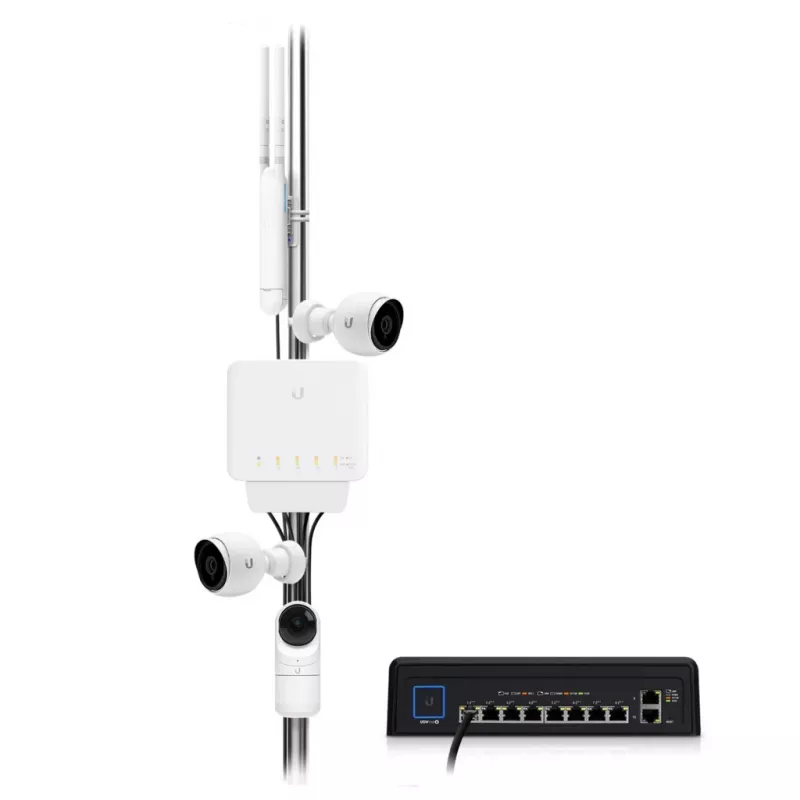 Ubiquiti UniFi Switch Flex (3-pack) managed L2 gigabit ethernet (10/100/1000) Power over Ethernet (PoE) wit