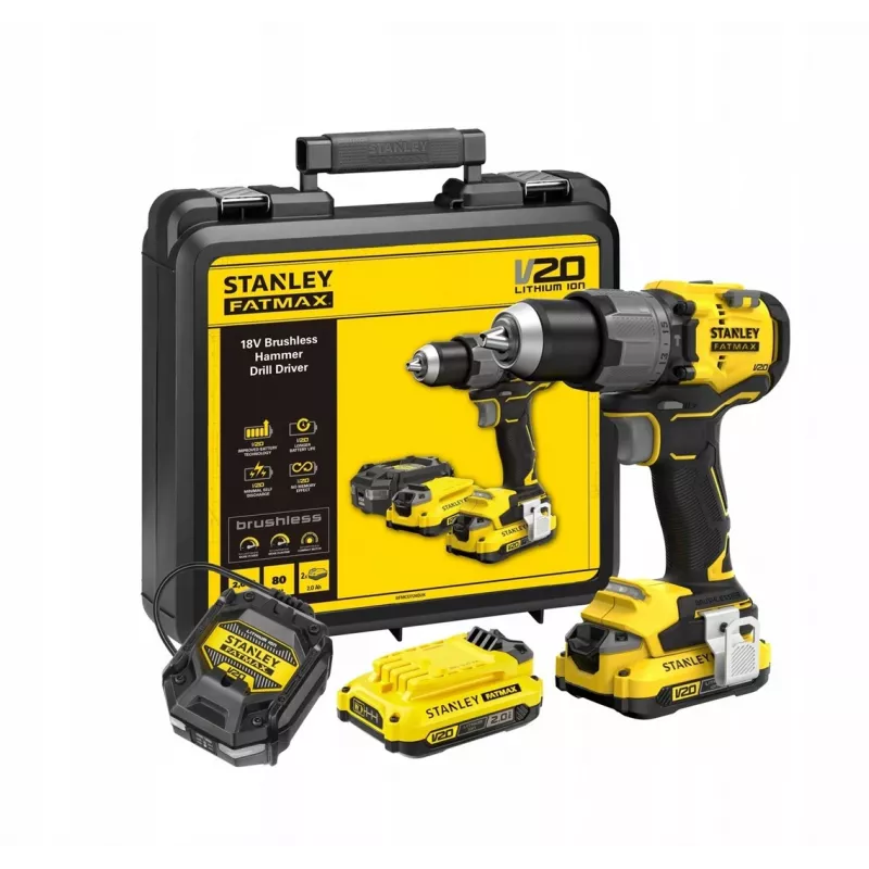 18V accu-boor-/schroefmachine SFMCD725D2K STANLEY