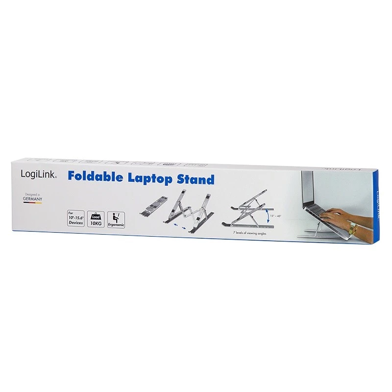 Laptopstandaard LogiLink AA0134 zilver 40,6 cm (16 inch)
