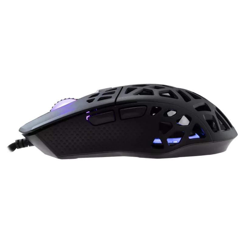 Muis White Shark GM-5018 Caradoc RGB 7200 dpi zwart