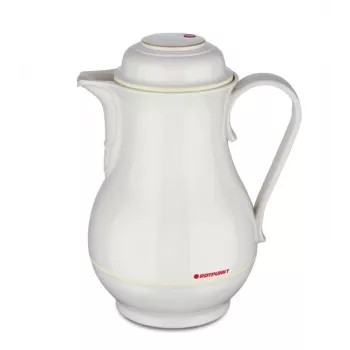 Thermoskan ROTPUNKT 1,2 L, ivoor — 24 u heet / 36 u koud, handgreep, 199×255 mm