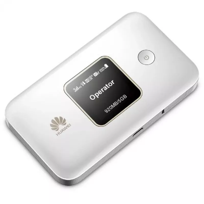 Draagbare tafelrouter HUAWEI E5785-92C — dualband Wi-Fi 5, LTE 4G, 1500-mAh-accu, micro-USB, interne antenne
