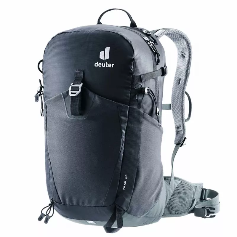 Rugzak DEUTER Trail 25 – 25L wandeldagrugzak, zwart-schiefer