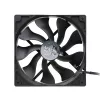 AKASA AK-FN062 140mm zwarte behuizingsventilator