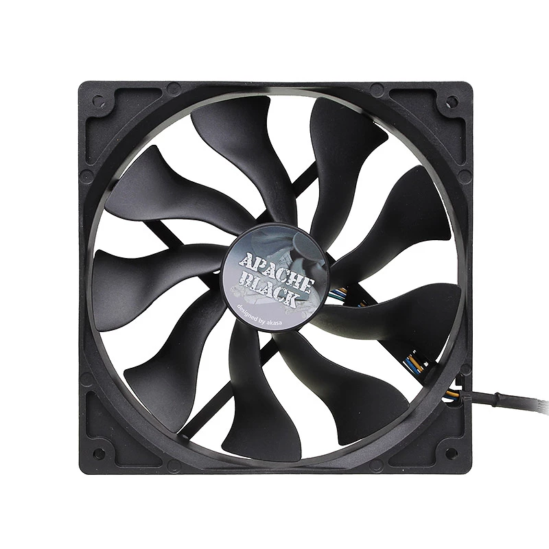 AKASA AK-FN062 140mm zwarte behuizingsventilator