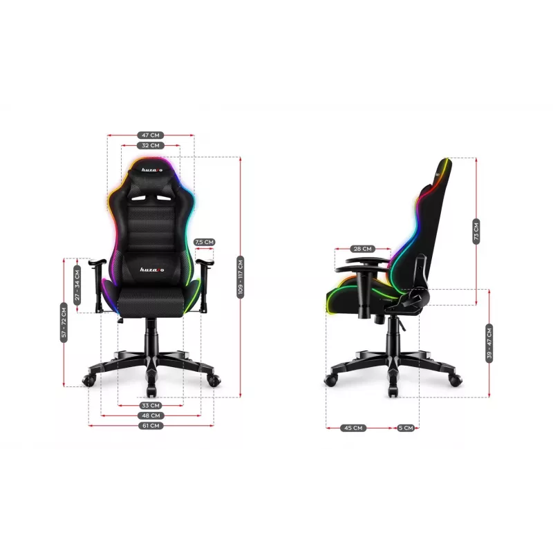 GAMESTOEL VOOR KINDEREN HUZARO RANGER 6.0 RGB MESH