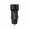 Auto-oplader CANYON OnDrive 30 PD 30W USB-C zwart – USB-C-voeding voor voertuigen, 30W PD